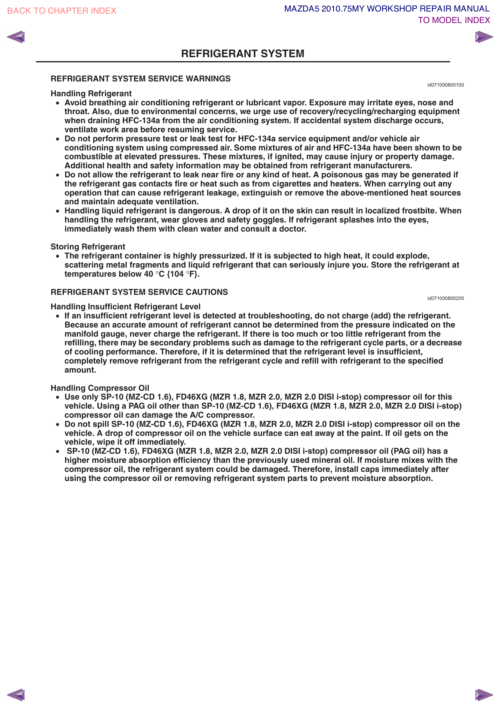 Evacuation procedure